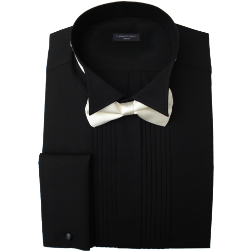 black dinner shirt