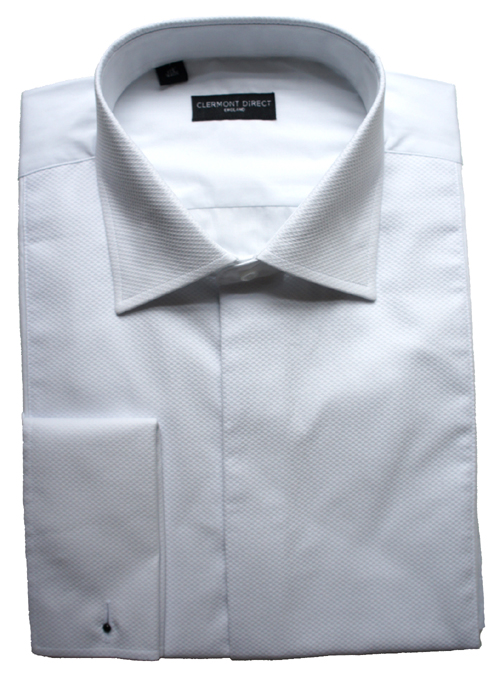 100/% Cotton Stud Front Marcella Fold Down Collar Shirt 18.5/"