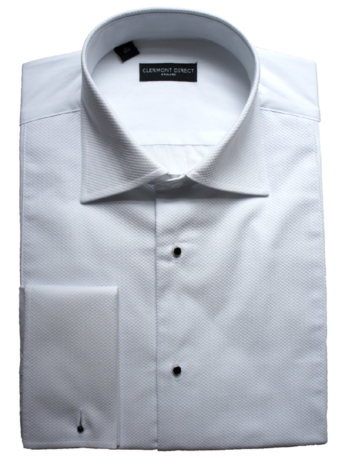 flared ponte maxi dress dynamite Tailored Fit White Marcella Front dress shirt with Kent Collar and Double  Cuffs